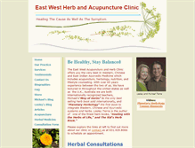 Tablet Screenshot of eastwestclinic.net